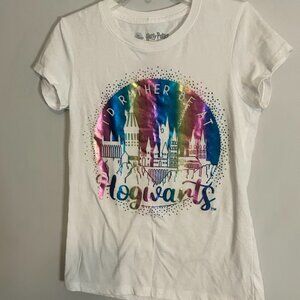Girl's Harry Potter T-shirt Size L 10/12 "I'd Rather Be At Hogwarts"